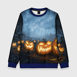 Свитшот детский Костюмы для halloween, цвет: 3D-синий