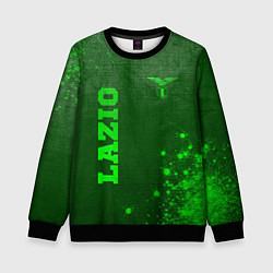 Свитшот детский Lazio - green gradient вертикально, цвет: 3D-черный