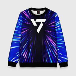 Свитшот детский Seventeen neon energy, цвет: 3D-черный