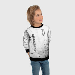 Свитшот детский Juventus - white gradient вертикально, цвет: 3D-черный — фото 2
