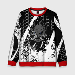 Свитшот детский Samurai соты краски, цвет: 3D-красный