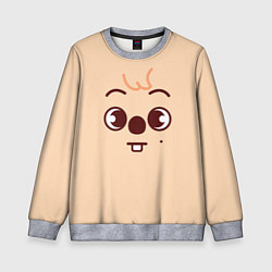 Свитшот детский Quokka skzoo, цвет: 3D-меланж