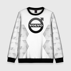 Свитшот детский Volvo white poly, цвет: 3D-черный