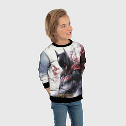 Свитшот детский Бэтмен в тумане, цвет: 3D-черный — фото 2