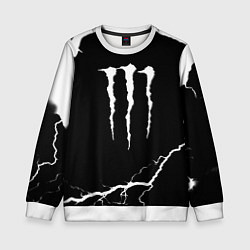 Свитшот детский Monster energy storm energy, цвет: 3D-белый