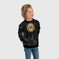 Свитшот детский Fiat golden poly, цвет: 3D-черный — фото 2