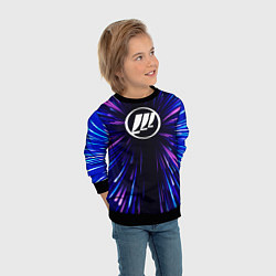Свитшот детский Lifan neon energy, цвет: 3D-черный — фото 2