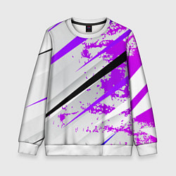 Свитшот детский Color white light pink, цвет: 3D-белый