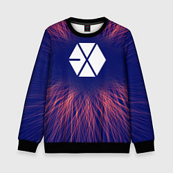 Свитшот детский Exo red energy, цвет: 3D-черный