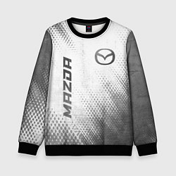 Детский свитшот Mazda - white gradient вертикально