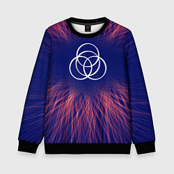 Свитшот детский Elden Ring red energy, цвет: 3D-черный