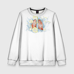 Свитшот детский Легкое дыхание, цвет: 3D-белый