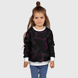 Свитшот детский Black pink, цвет: 3D-белый — фото 2