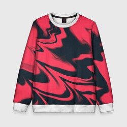 Свитшот детский Color black red, цвет: 3D-белый