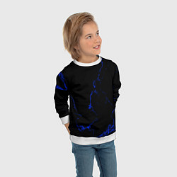 Свитшот детский Color black blue, цвет: 3D-белый — фото 2