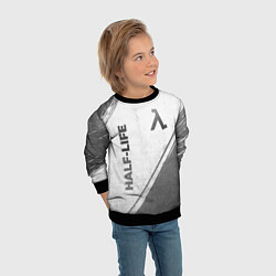 Свитшот детский Half-Life - white gradient вертикально, цвет: 3D-черный — фото 2