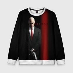 Свитшот детский Агент Hitman, цвет: 3D-белый