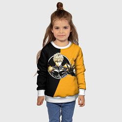 Свитшот детский Генос целится, цвет: 3D-белый — фото 2