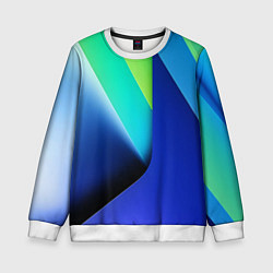 Детский свитшот Color blue green