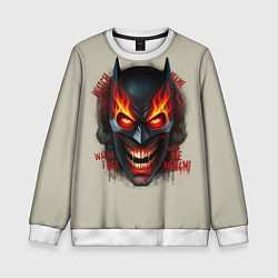 Свитшот детский Огенный Бэтмент, цвет: 3D-белый