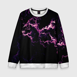 Детский свитшот Lightning pink glow