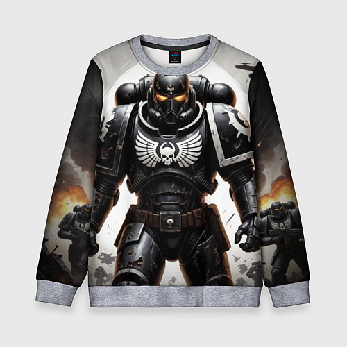 Детский свитшот Warhammer 40k космодесант / 3D-Меланж – фото 1