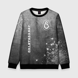 Свитшот детский Galatasaray - grey gradient вертикально, цвет: 3D-черный