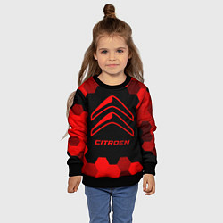 Свитшот детский Citroen - red gradient, цвет: 3D-черный — фото 2