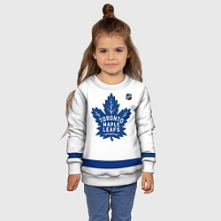 Свитшот детский Toronto Maple Leafs - white, цвет: 3D-белый — фото 2