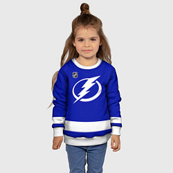 Свитшот детский Tampa Bay Lightning - NHL team, цвет: 3D-белый — фото 2