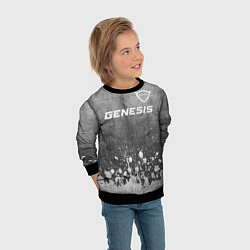 Свитшот детский Genesis - grey gradient посередине, цвет: 3D-черный — фото 2