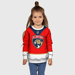 Свитшот детский Florida Panthers - NHL team, цвет: 3D-белый — фото 2