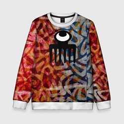 Свитшот детский Acra Batik, цвет: 3D-белый
