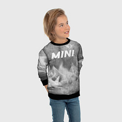 Свитшот детский Mini - grey gradient посередине, цвет: 3D-черный — фото 2