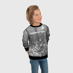 Свитшот детский Gears of War - grey gradient посередине, цвет: 3D-черный — фото 2