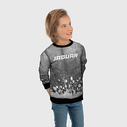 Свитшот детский Jaguar - grey gradient посередине, цвет: 3D-черный — фото 2
