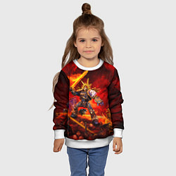 Свитшот детский Робаут Жиллиман - примарх Ультрамаринов, цвет: 3D-белый — фото 2