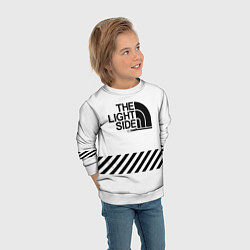 Свитшот детский The light side, цвет: 3D-белый — фото 2