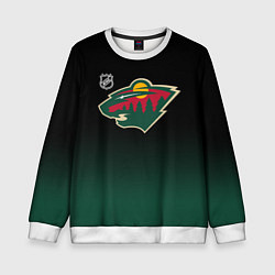 Детский свитшот Миннесота Уайлд - градиент