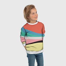 Свитшот детский Спектр июнь, цвет: 3D-белый — фото 2