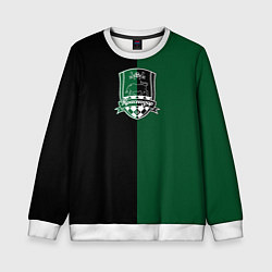 Свитшот детский Кривцов - ФК Краснодар, цвет: 3D-белый