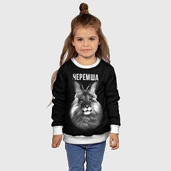 Свитшот детский Черемша мем, цвет: 3D-белый — фото 2