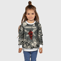 Свитшот детский Linkin Park - Hybrid Theory, цвет: 3D-белый — фото 2