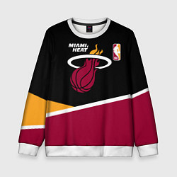 Свитшот детский Майами Хит - линии, цвет: 3D-белый