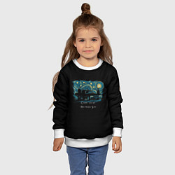 Свитшот детский Сверхъестественное carry on my wayward son, цвет: 3D-белый — фото 2