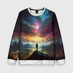 Детский свитшот Shocking the cosmos