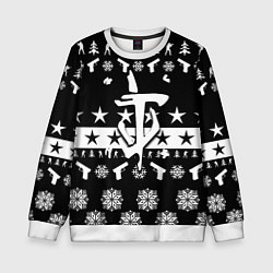 Детский свитшот Doom x csgo winter