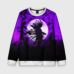Детский свитшот Самурай при луне