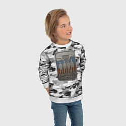 Свитшот детский Гордость России ВДВ, цвет: 3D-белый — фото 2