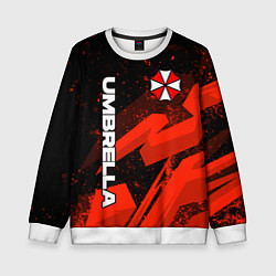 Детский свитшот Umbrella corp - красный